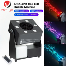 90W RGBW DMX Remote Atmospheric Bubble Maker LED Bubble Machine For Even... - $349.00