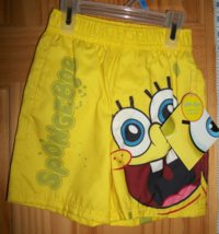 SpongeBob Baby Clothes 24M Sponge Bob Face Swim Suit Trunks Boy Bathing Swimwear - £11.13 GBP