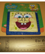 SpongeBob Bifold Wallet New Sponge Bob Bi Fold Money Holder Blue Party F... - $4.74