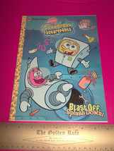 SpongeBob Craft Book Art Sponge Bob Coin Revel Story Blast Off Splash Down Fun - $3.79