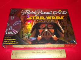 Star Wars Board Game Toy Trivial Pursuit Saga Edition DVD Parker Brothers Brand - £37.96 GBP