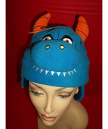Wonder Kids Baby Clothes Hat Toddler Trapper Cap Blue Dragon Cold Weathe... - $9.49