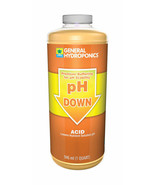 General Hydroponics 7637853 1 qt. pH Down Acid Nutrient Solution - Pack ... - £87.08 GBP