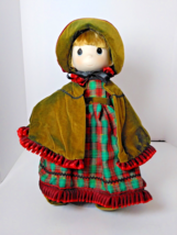 Adorable! Christmas Doll Precious Moments Enesco Porcelain/Fabric - 1991 - £23.29 GBP