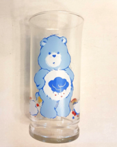 VTG Care Bear Glass Tumbler Grumpy Blue 1983 Pizza Hut Libbey Limited Ed... - £9.29 GBP