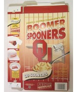 Cereal Box 2001 BOOMER SPOONERS Oklahoma Sooners 15 oz by PLB Sports [G7... - £28.30 GBP