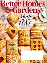 Better Homes &amp; Gardens Magazine February 2019 Made with Love DIY Crafts - £6.05 GBP