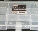 Clear Storage Organizer Cases Containers 9 Sections Lock-Top 9&quot;X6&quot;X1.8&quot; - £2.72 GBP