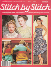 Stitch By Stitch Part 34 Sewing Crochet Knitting Crafts Vintage Magazine Lessons - £5.52 GBP
