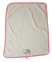 Parent&#39;s Choice Heart Elephant Baby Girl Blanket Sherpa Flowers Pink Walmart - £11.07 GBP