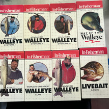 In-Fisherman VHS Lot of 8 Used Tested Walleye Advanced Systems Lure Live... - £22.40 GBP