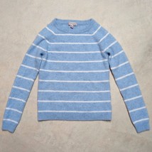 Philosophy 100% Cashmere Blue Striped Cozy Soft Sweater - Women’s Size XS - £17.97 GBP