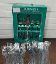 F.B. Rogers by Towle Stainless Flatware Park Manor 8 place settings (ope... - £59.81 GBP