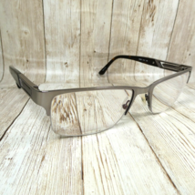 Claiborne Brushed Metal Half-Rim Eyeglasses FRAMES ONLY - CB226 01J1 56-... - $38.56