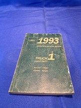 [1993] Ford Specification Book Truck 1 Light Duty - $14.01