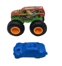 Mattel Hot Wheels Monster Trucks Die Cast Burger Delivery With Crushable Car - £7.41 GBP