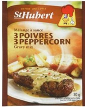 24 x St-Hubert 3 Peppercorn Gravy Sauce Mix 30g each Pouch From Canada Free Ship - £48.70 GBP