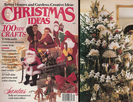 1987 CHRISTMAS IDEAS BH &amp; G DOLLS SANTAS CROSS STITCH CREWEL SEW KNIT EM... - £7.80 GBP