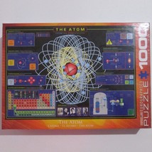 Eurographics The Atom 1000 Piece Jigsaw Puzzle Scientific Educational Sealed - $24.73