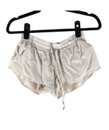 Lululemon Womens Hotty Hot Shorts Lined Drawstring White 6 - £24.57 GBP