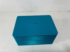 La Mer Empty Aqua Color Satin Box never used  6.5&quot; x 4.5” x3” - £7.84 GBP