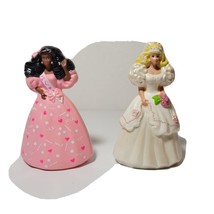 2 McDonalds Barbie figures Bride 1992 and Girl in pink 1991 - $8.90