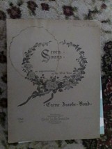 Seven Songs Carrie Jacobs-Bond 1901 Song Book - £3.95 GBP