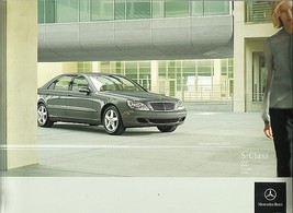 2005 Mercedes-Benz S-CLASS brochure catalog US 05 S 430 500 600 55 AMG - $12.50