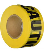 PT-100 Caution Barricade Tape, Yellow (2-Pack) - $26.22 CAD