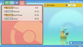 Pokemon Brilliant Diamond &amp; Shining Pearl Shiny Shellos 6IV Max EV Custom item ! - £3.97 GBP