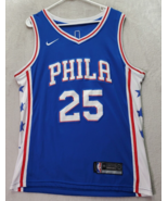 NBA Philadelphia 76ers Nike Jersey Basketball Mens Size 48 Blue Simmons ... - $688.36 MXN