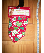 SimplyDog Pet Costume M/L Christmas Holiday Dog Bandana Heart Neck Pup A... - $3.79