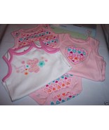 Small Wonders Baby Clothes 3M-6M Pink Bunny Creeper Outfits Heart Bodysu... - $9.49