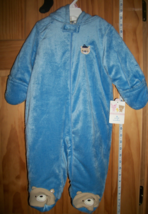 Small Wonders Baby Clothes 6M-9M Newborn Boy Pram Bodysuit New Teddy Pla... - $28.49
