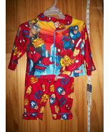 Spiderman Baby Clothes 12M Red Sleepwear Outfit PJ Superhero Pajama Pant... - $22.07 CAD