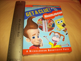 Jimmy Neutron Activity Kit Book Spongebob Get A Clue Booktivity Craft Set Rugrat - £7.46 GBP