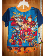 Marvel Heroes Baby Clothes 2T Superhero Squad Toddler Sleepwear Set Shor... - £11.28 GBP