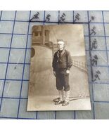 WWI RPPC Handsome Young Sailor Real Photo By W.H. Mowrey Newport RI - $302.24 MXN