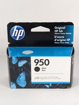 Genuine HP 950 Black Ink Cartridge EXP 1/2022 Sealed Original HP Ink - £10.73 GBP