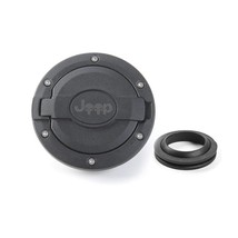 SHINEKA Fuel Tank Cover Gas Door Cover with Ring Oil Tank Cap Fit for 2 &amp; 4 Door - £99.72 GBP