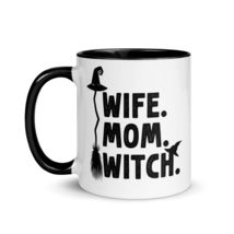 Wife Mom Witch Funny Sarcasm Saying Halloween Mug - £15.87 GBP