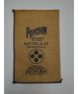 Mokan Chemical Company POP Small Burlap Sack Bag POPCORN Kansas City MO. - £9.66 GBP