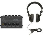 Behringer HA-400 Ultra Compact 4-Channel Stereo Headphone Amplifier - $63.65