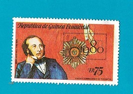 REPUBLICA DE GUINEA ECUATORIAL #1773 AWN 75 multicoloured SIR ROWLAND HI... - $18.46 MXN