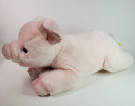 Aurora Miyoni Pig Plush Pale Pink Realistic Stuffed Farm Animal Piggy 17in. Toy - £12.54 GBP