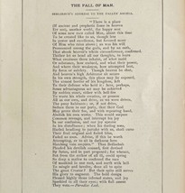 1888 Beezlebub The Fall of Man Paradise Lost Victorian Print Ephemera DWN9F - £23.88 GBP
