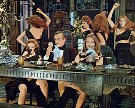 Casino Royale David Niven with girls at dining table 16x20 Canvas - £55.94 GBP