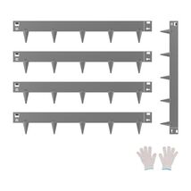 Steel Landscape Edging 5 Packs 39 x 3in Rust-Resistant Edging Border Dar... - $46.39