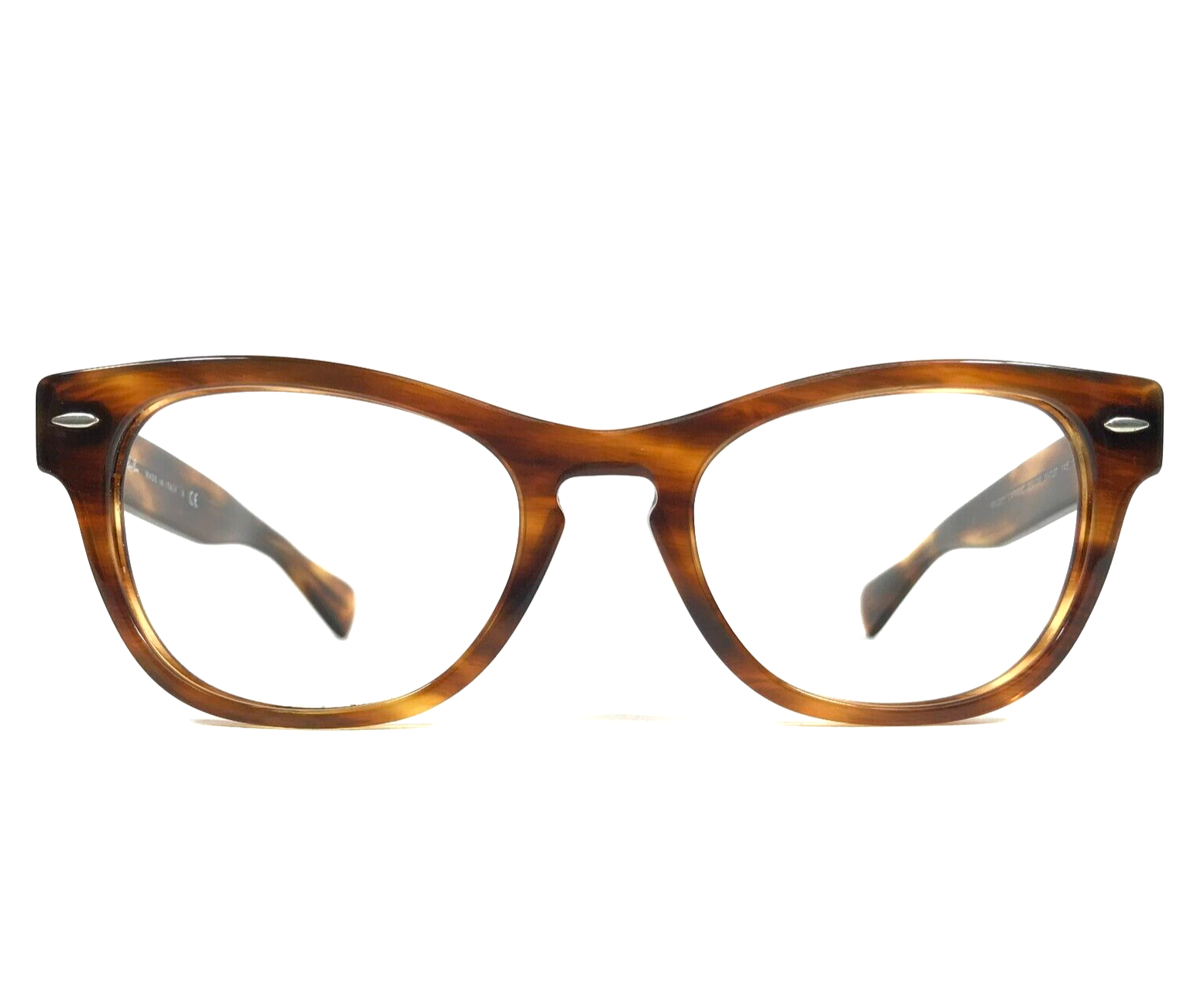 Ray-Ban Brille Rahmen Rb2201 Laramie 954/33 Gestreift Havana Cat Eye 54-... - $118.79