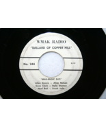 WMAK RADIO Nashville Tennessee Station BALLAD OF COPPER HILL 45 Record 1... - €25,67 EUR